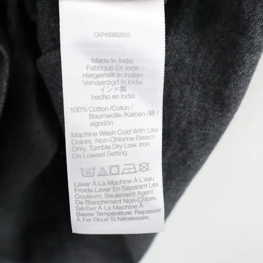 NWT Madewell 100% Cotton Relaxed Oversized Tee Heather Basalt Grey Size XS - Picture 10 of 10